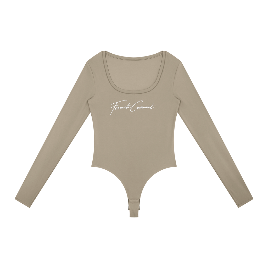 Women's Tight Long Sleeve Yoga Bodysuit