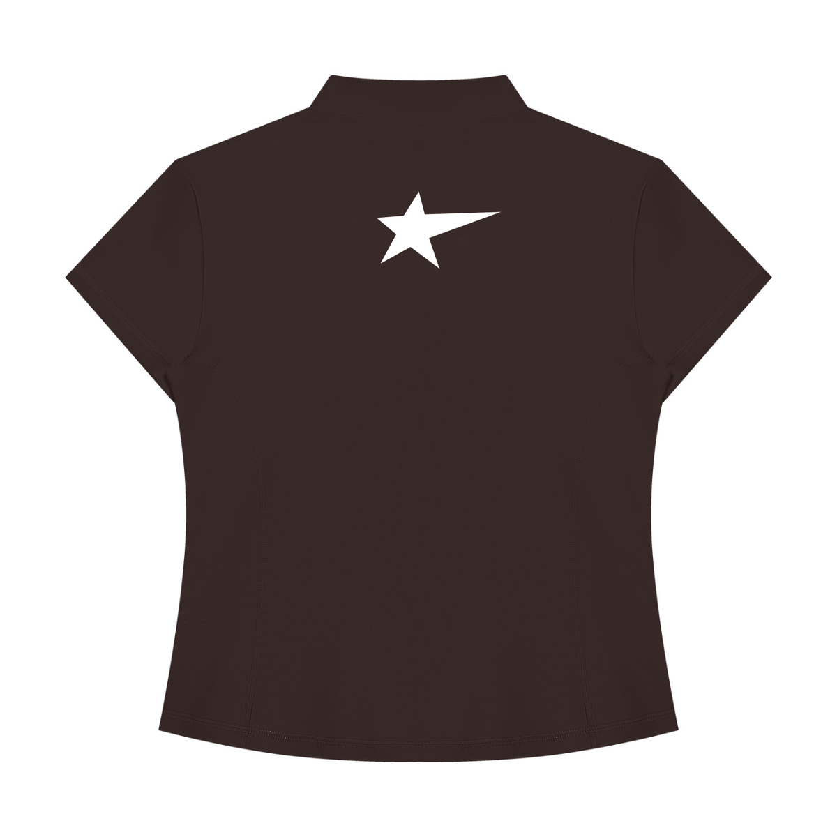 Women's Yoga Quarter-Zip Mock Neck T-Shirt