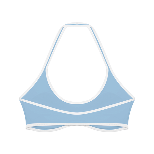Women's Halter Color Block Yoga Sports Bra