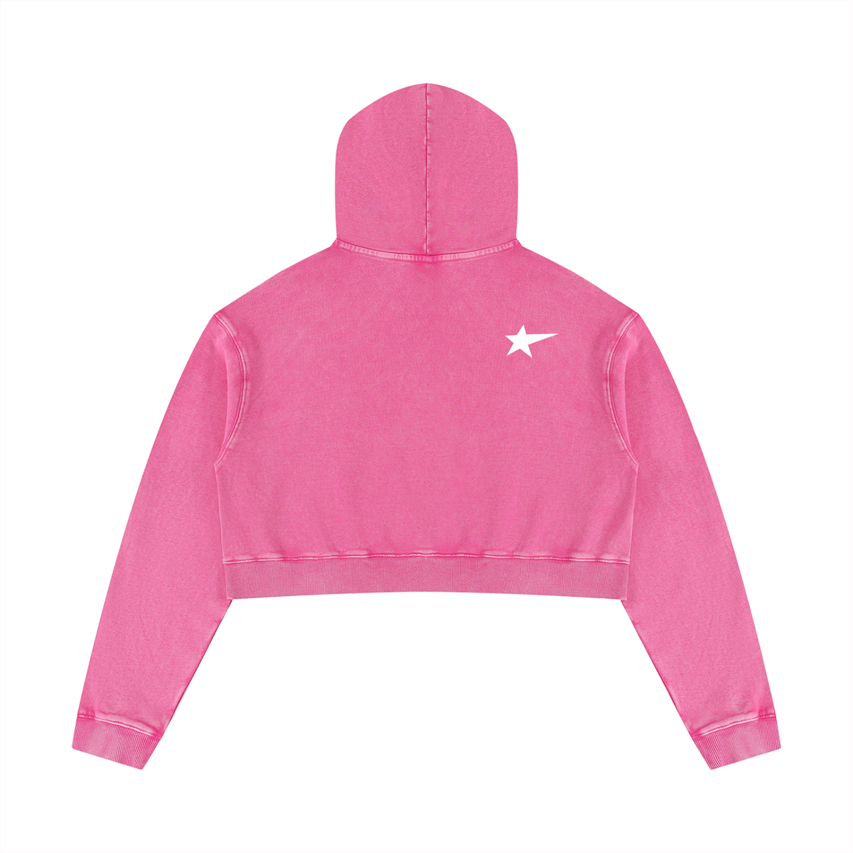 Women’s Mineral Washed Crop Hoodie