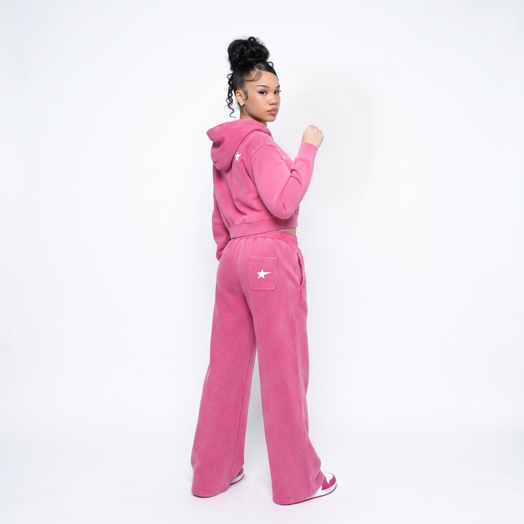 Women’s Mineral Wash Flared Leg Sweatpants