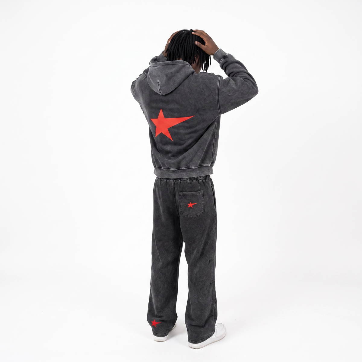 Zip-Through Boxy Fleece Hoodie