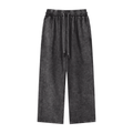Snow Washed Straight Leg Pants