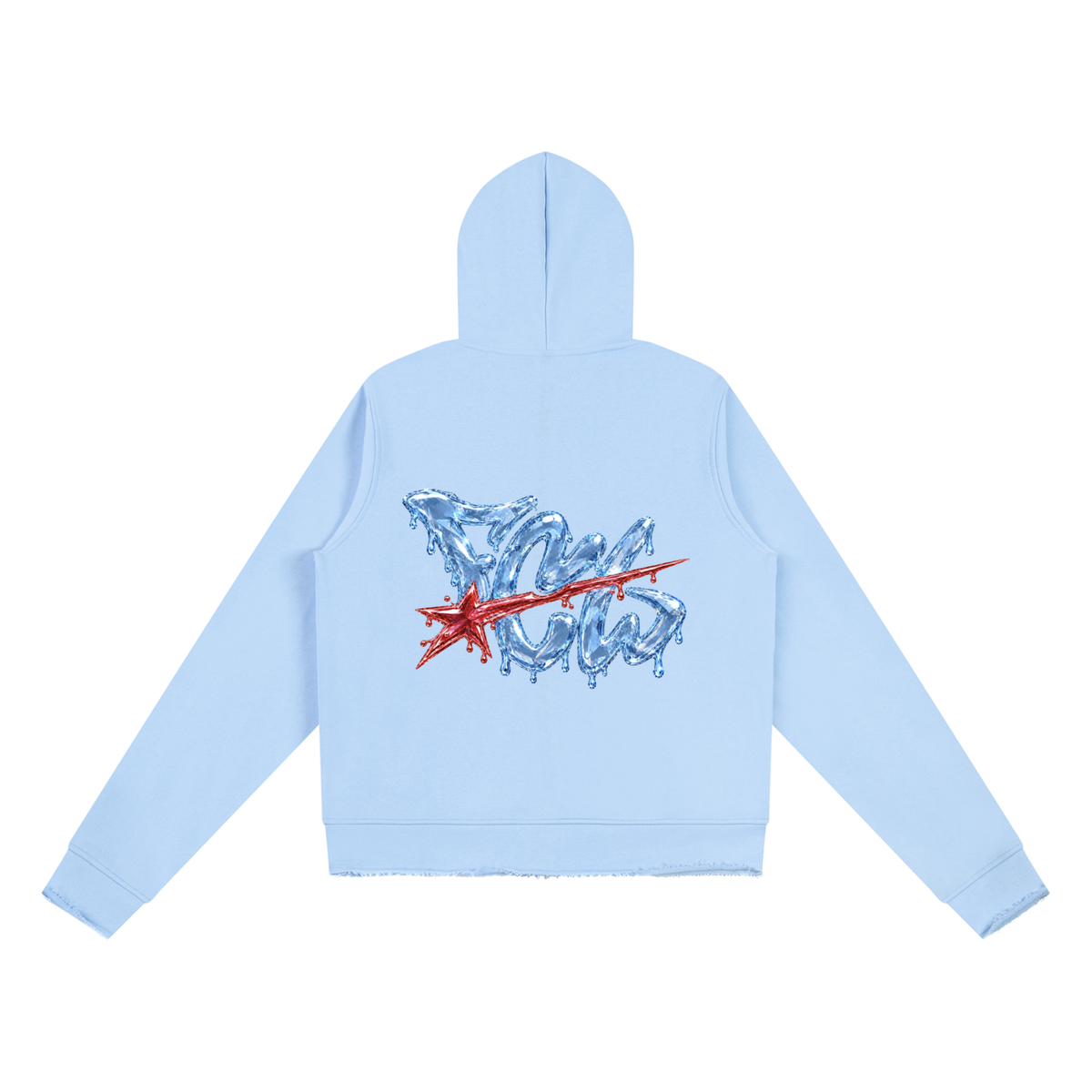 Women’s Raw Edge Full Zip Hoodie