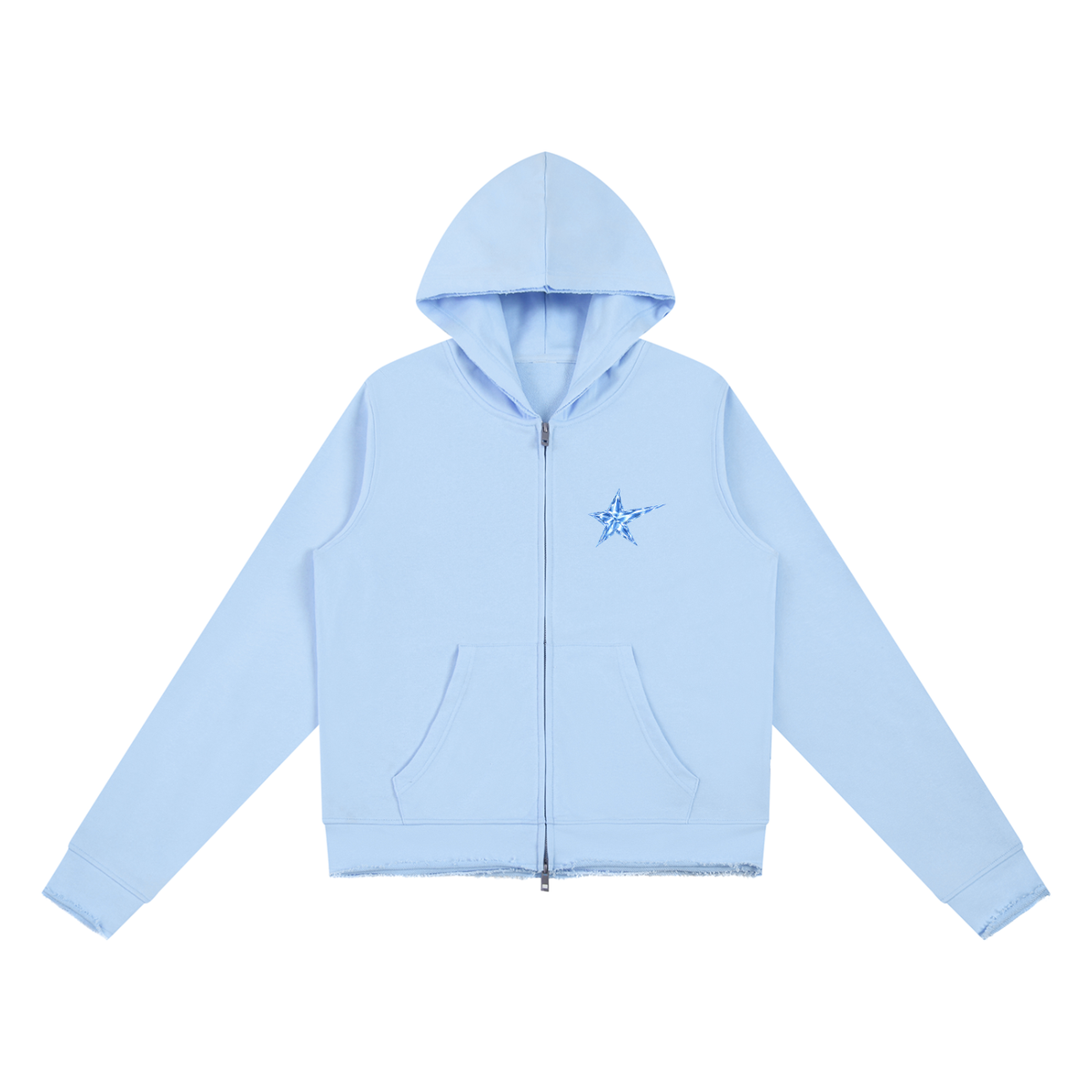 Women’s Raw Edge Full Zip Hoodie
